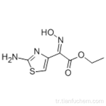 4-Thiazoleacetic asit, 2-amino-a- (hidroksiimino) -, etil ester CAS 60845-81-0
